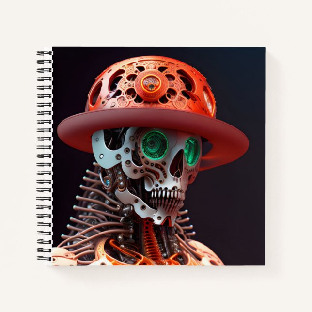 Cuaderno Skeleton distópico (Anverso)