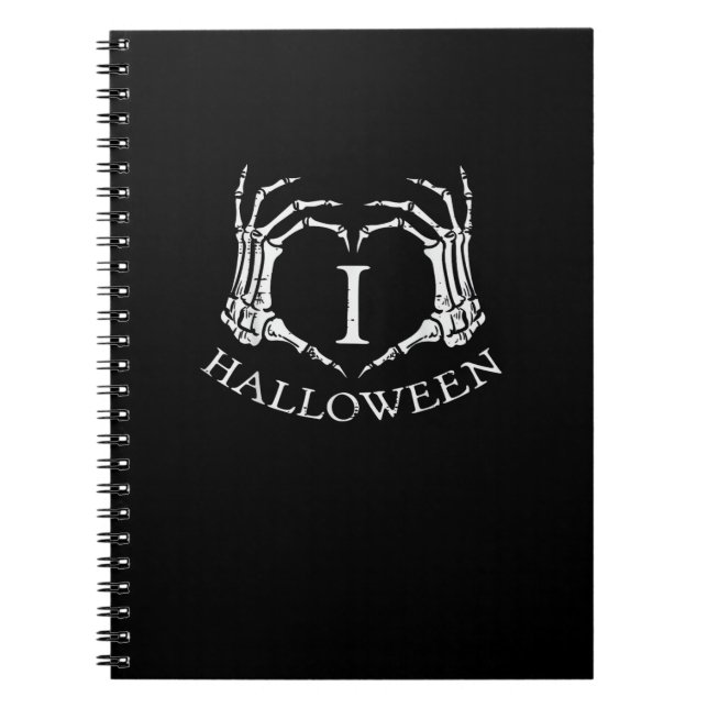 Cuaderno Skeleton Halloween Halloween Hand Costume Hombres  (Frente)