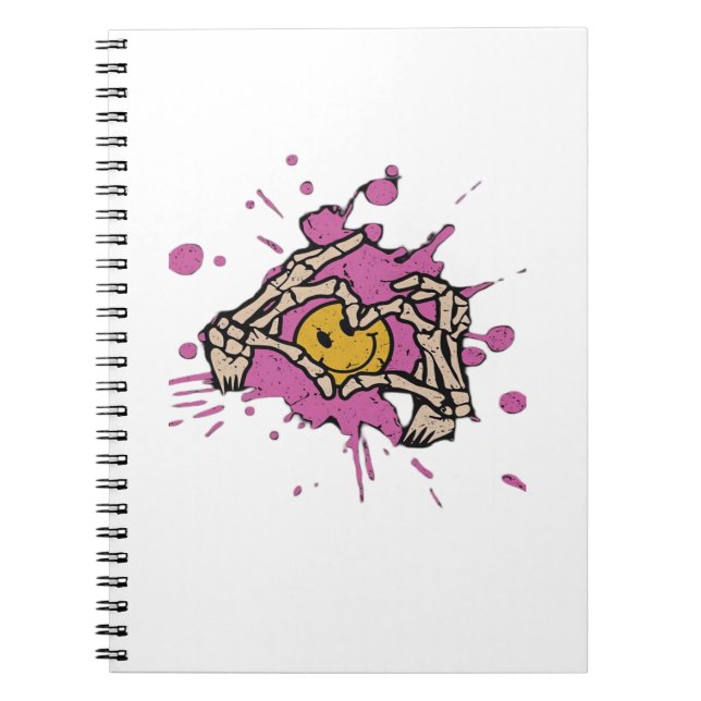 Cuaderno Skeleton Hand Heart Show Classic (Frente)