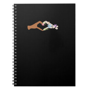 Cuaderno Skeleton Hands Heart Show Basic