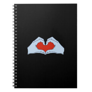 Cuaderno Skeleton Heart Hands Classic & Basic Halloween