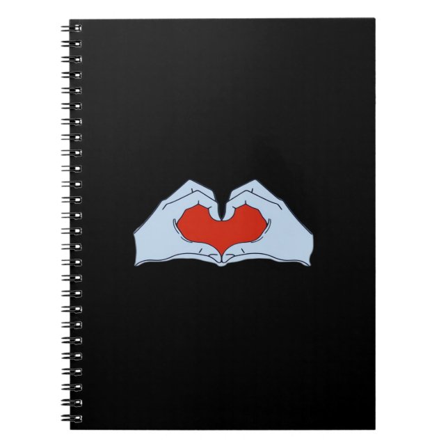 Cuaderno Skeleton Heart Hands Classic & Basic Halloween (Frente)