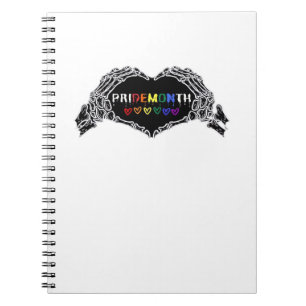 Cuaderno Skeleton Heart Hands LGBTQIA