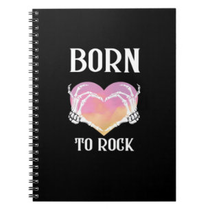 Cuaderno Skeleton Manos Corazón Gráfico Para Clásico