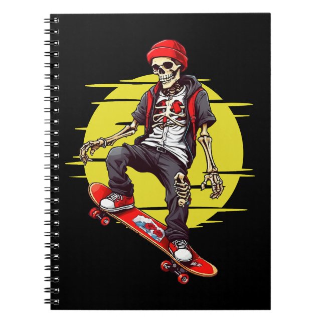 Cuaderno Skeleton Skateboard (Frente)