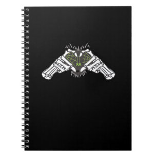 Cuaderno Skeleton Spider Heart