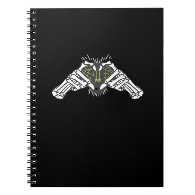 Cuaderno Skeleton Spider Heart (Frente)