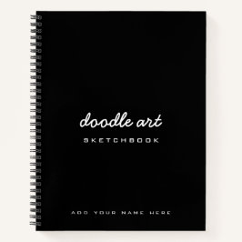 Cuaderno Sketch doodle art name sketchbook
