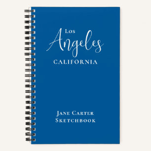 Cuaderno Sketchbook Blue Script de Los Ángeles