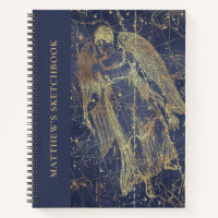 Sketchbook con nombre Astrología Virgo Horoscope