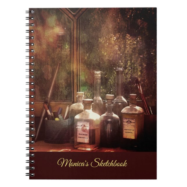 Cuaderno Sketchbook con su nombre en él (Frente)
