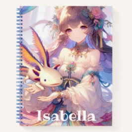 Cuaderno Sketchbook de Chicas animales personalizados
