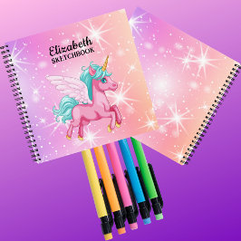 Cuaderno Sketchbook de estrellas personalizadas