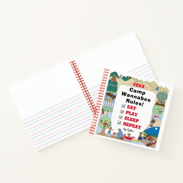 Cuaderno Sketchbook de paseo por Camp Road (Interior)