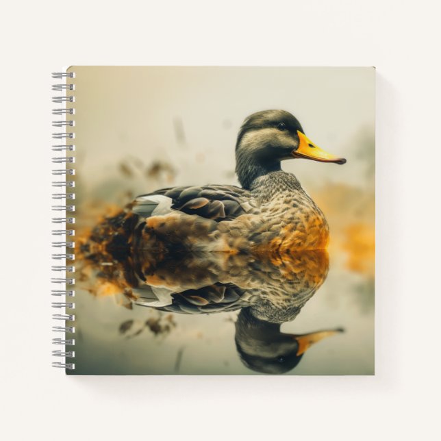 Cuaderno Sketchbook - Pato en Tan001 (Anverso)