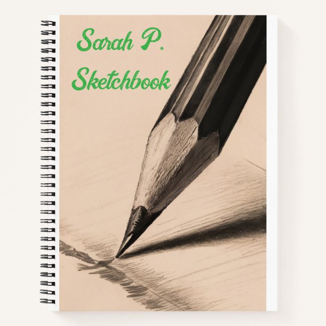 Cuaderno Sketchbook - Perfecto para artistas, diseñadores (Anverso)