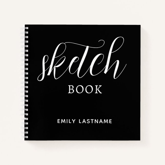 Cuaderno Sketchbook personalizado con su bloc de notas de n (Anverso)