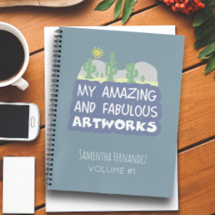 Cuaderno Sketchbook personalizado Tus obras de arte de Boho