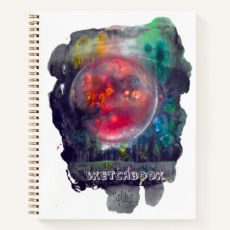 Cuaderno Sketchbook Red Planet Space Modern