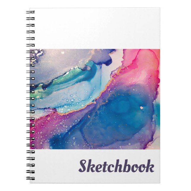 Cuaderno Sketchbook - Tinta alcohólica (Frente)