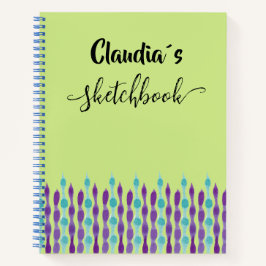 Cuaderno Sketchbook with name