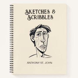 Cuaderno Sketches and Scribbles Notebook