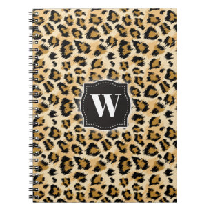 Cuaderno Sketchy Classic Leopard Pattern con Monograma Pers