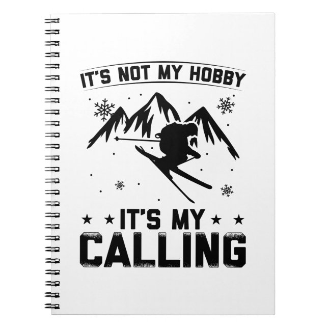 Cuaderno Ski Hobby | Esquí Deportivo de Invierno Regalos de (Frente)