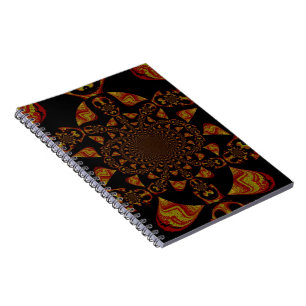 Cuaderno Skull Kaleidoscope Arte Imprimir