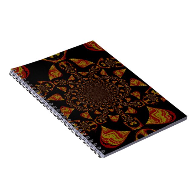 Cuaderno Skull Kaleidoscope Arte Imprimir (Lado Derecho)
