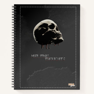 Cuaderno Skull Melting Thoughts