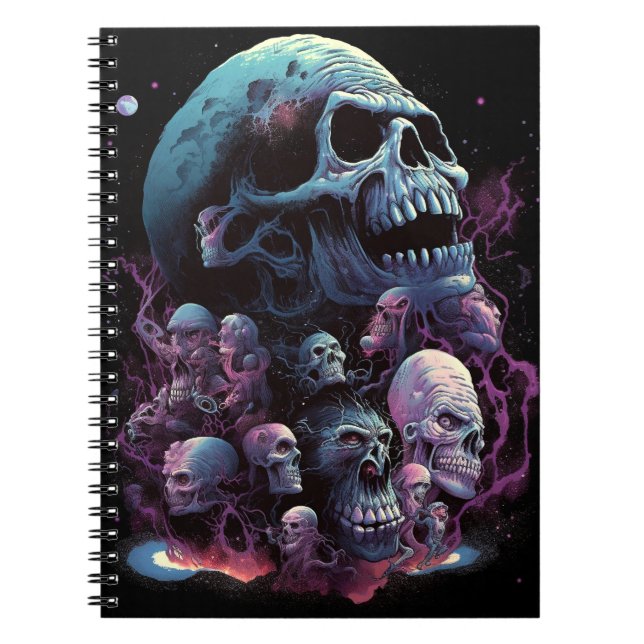 Cuaderno Skull Monsters Horror Art (Frente)