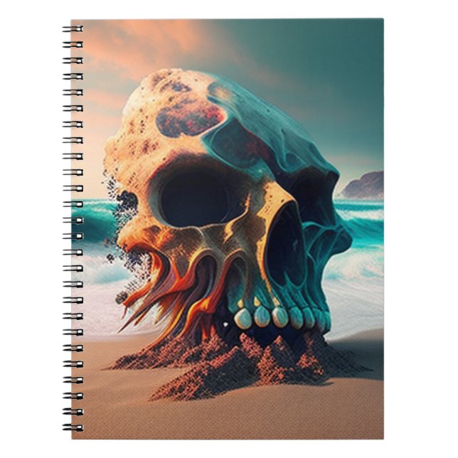 Cuaderno Skull on the beach (Frente)