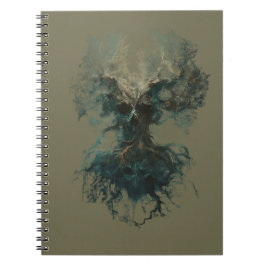 Cuaderno Skull Tree Surreal Dark Nature Notebook