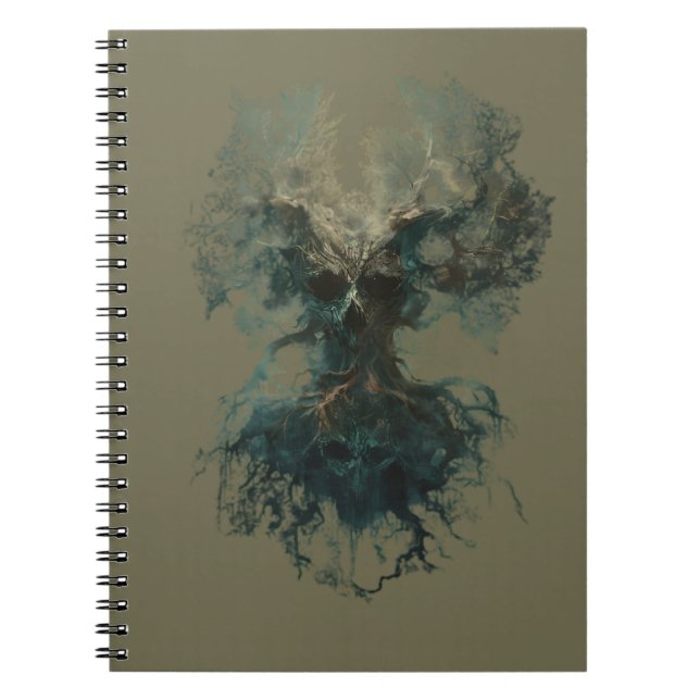 Cuaderno Skull Tree Surreal Dark Nature Notebook (Frente)