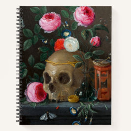 Cuaderno Skull Vanitas Still Life Jan van Kessel