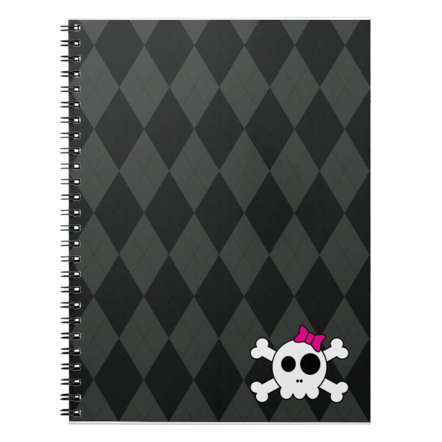 Cuaderno Skully y Argyle lindos (Frente)