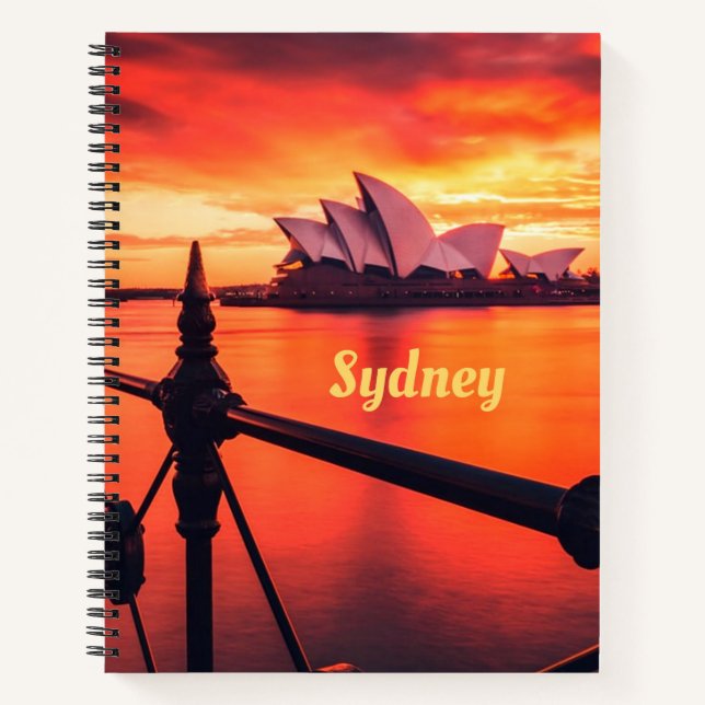 Cuaderno Sky, Naranja de ópera de Australia en Sydney (Anverso)