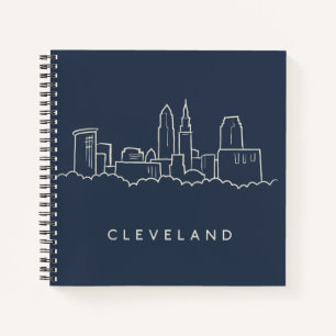 Cuaderno Skyline Cleveland Ohio