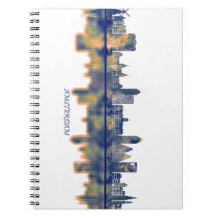 Cuaderno Skyline de Ámsterdam