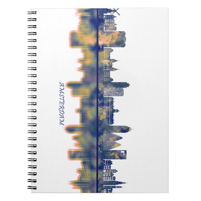 Cuaderno Skyline de Ámsterdam (Frente)