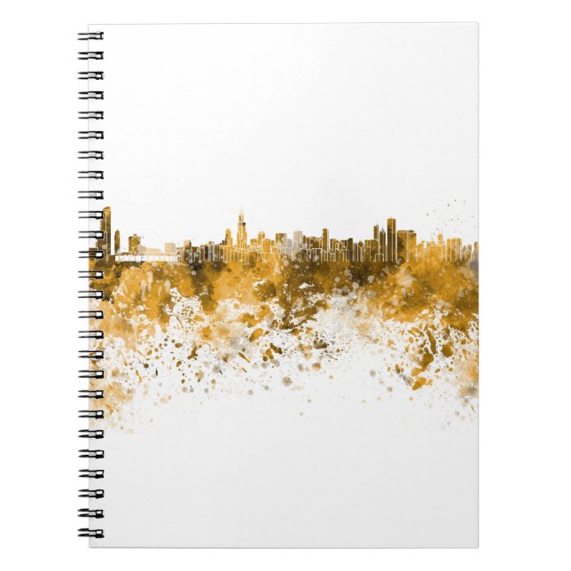 Cuaderno Skyline de Chicago (Frente)