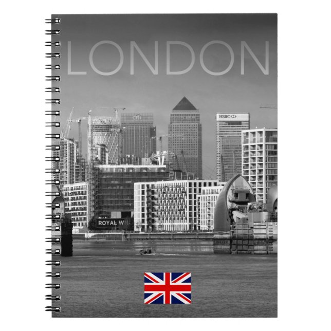 Cuaderno Skyline de Londres (Frente)