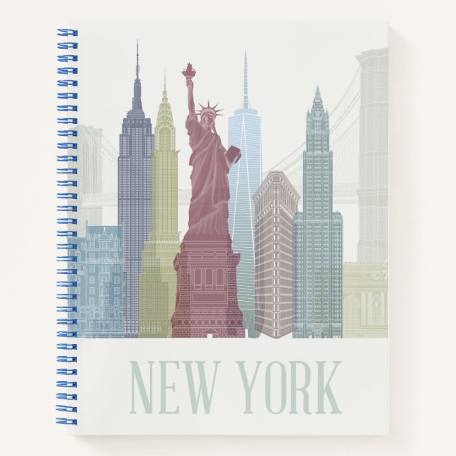 Cuaderno Skyline de Nueva York (Anverso)