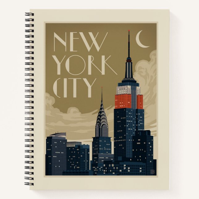Cuaderno Skyline de Nueva York (Anverso)