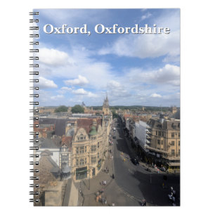 Cuaderno Skyline of Historic Oxford en Oxfordshire, Reino U