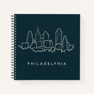 Cuaderno Skyline Philadelphia Pennsylvania