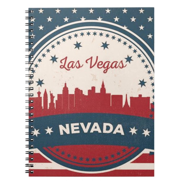 Cuaderno Skyline Retro Las Vegas (Frente)