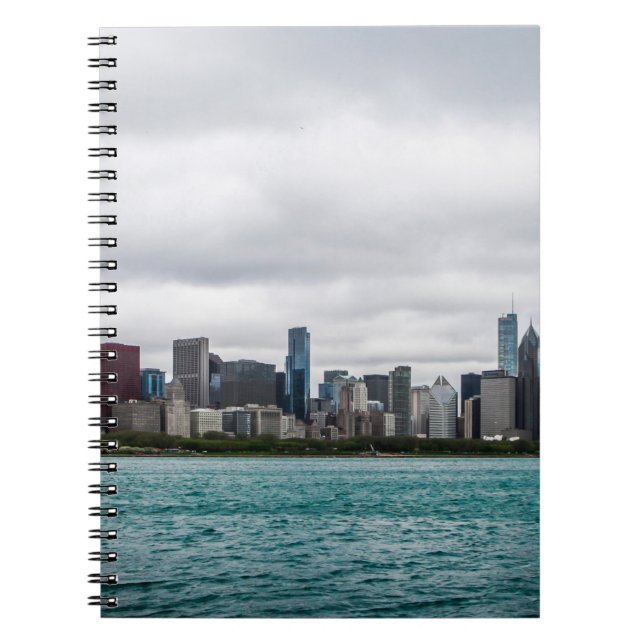 Cuaderno Skylinechicago de Chicago, skyline, aerial, arquit (Frente)