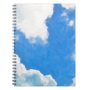 Cuaderno Skysky,painting,scene,spring,blue,art,fine,abstrac